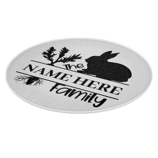 Bunny Monogram Cutting Board Snijplank (Hoek)