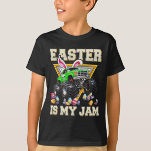 Bunny Monster Truck Pasen Is Mijn Dag Boys Peuter T-shirt