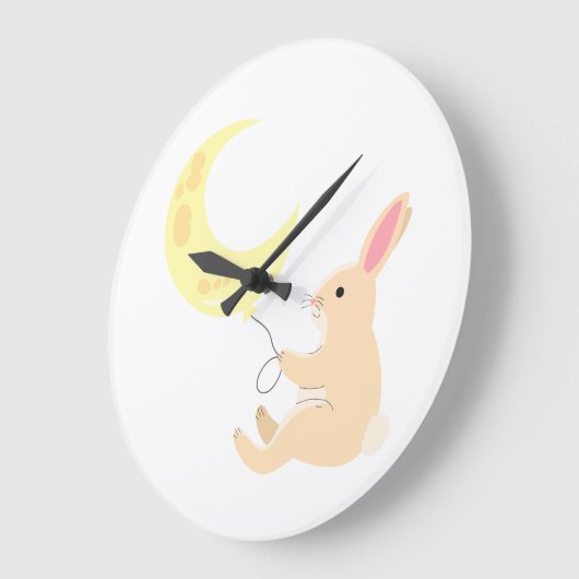 Bunny & Moon Ballonklok Grote Klok (Hoek)