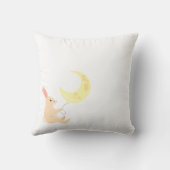 Bunny & Moon Balloon Pillow Kussen (Achterkant)