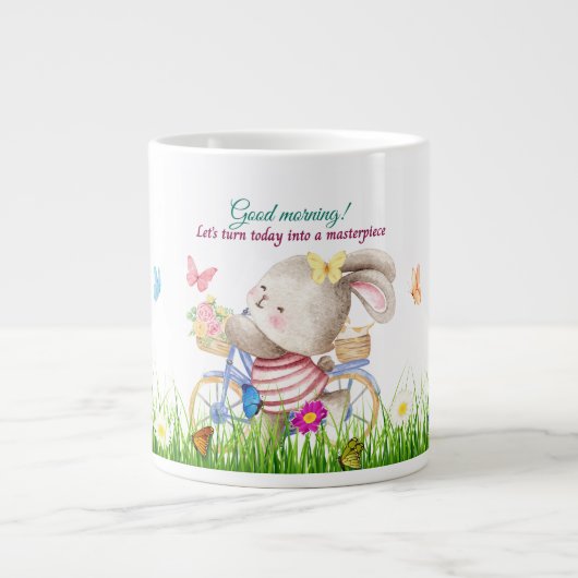 Bunny Morning Bike Mok (Voorkant)