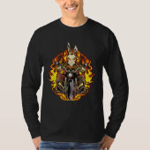 Bunny Motorcycle Rabbit Biker T-shirt (Voorkant)