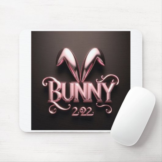 Bunny mousepad muismat (Met muis)