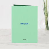 BUNNY N EGG KLEINZOON PASEN KAART (Achterkant)