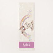 Bunny Namaste Yoga Mat voor Kinderen (Voorkant)