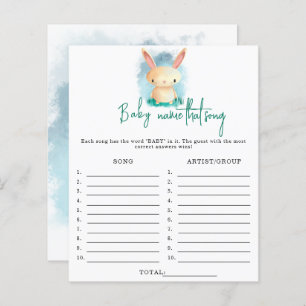 Bunny Name dat baby shower spel