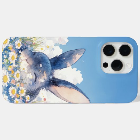 Bunny Nap Time in the Meadow Case-Mate iPhone Case (Achterkant (horizontaal))