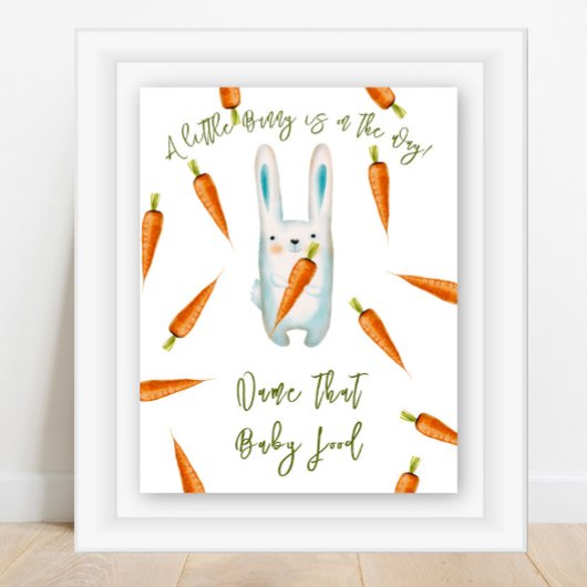 Bunny - Noem dat babyvoedsel Poster