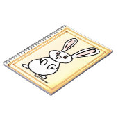 Bunny notebook notitieboek (Linkerzijde)