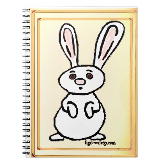 Bunny notebook notitieboek (Voorkant)