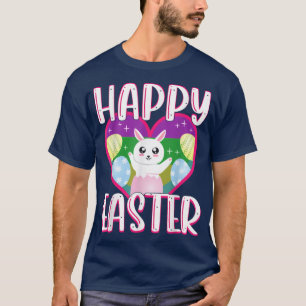 Bunny Nurse Stethoscope Happy Easter Eggs Rabbit N T-shirt