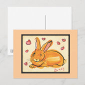 BUNNY OF LOVE BRIEFKAART (Voorkant / Achterkant)