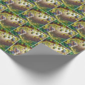 Bunny onder een easter egg tree cadeaupapier (Hoek)