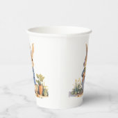 Bunny onderweg Peter Rabbit Boy Baby shower Papieren Bekers (Rechts)