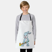 Bunny op Field hockey met Hockey stick Schort (Gedragen)