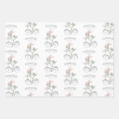 Bunny op papierbladen voor fietsen inpakpapier vel (Voorkant 3)