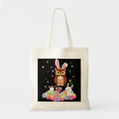 Bunny Owl zorgt voor paaseieren Tote Bag (Voorkant)
