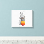 Bunny Paasei Chef Canvas Afdruk (Insitu (Houten vloer))