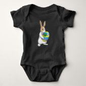 Bunny Paasei Fopspeen Romper (Voorkant)