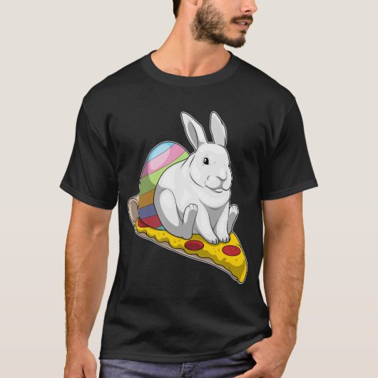 Bunny Paasei Pizza T-shirt (Voorkant)