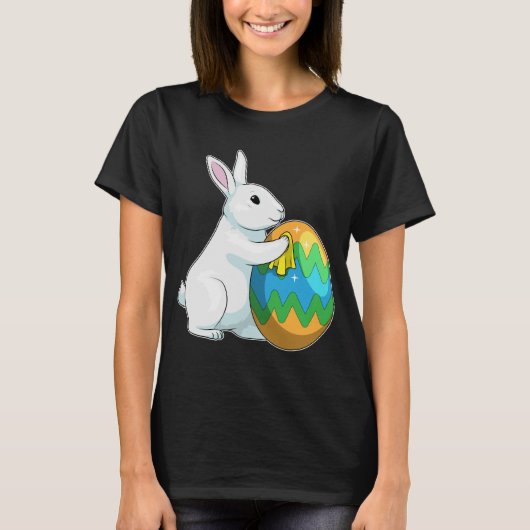 Bunny Paasei schoonmaken T-shirt (Voorkant)