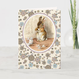 Bunny. PaasKaarten Feestdagen Kaart