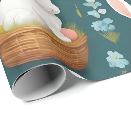 Bunny Paasmodern Collectie Cadeaupapier (Rol Hoek)