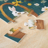 Bunny Paasmodern Collectie Legpuzzel (Zijkant)