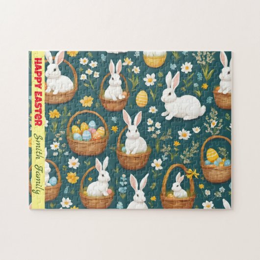 Bunny Paasmodern Collectie Legpuzzel (Horizontaal)