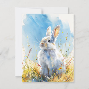  Bunny Painting Briefkaart