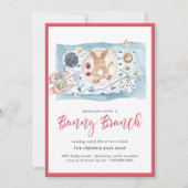 Bunny Pancakes | Pasen Bunny Brunch Kaart (Voorkant)