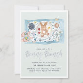 Bunny Pannenkoeken | Pasen Bunny Brunch Kaart (Voorkant)
