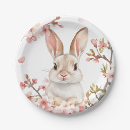 Bunny paper borden voor feesten papieren bordje