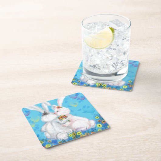 Bunny Paper Onderzetter knuffel (Insitu)