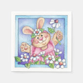 Bunny - Papier Napkins Servetten (Voorkant)