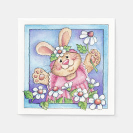 Bunny - Papier Napkins Servetten