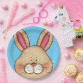 Bunny Papieren Bordje (Feest)