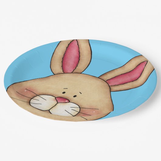 Bunny Papieren Bordje (Gekanteld)