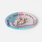 Bunny Papieren Bordje (Gekanteld)