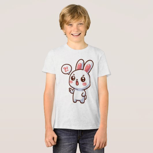 BUNNY. #Part2 / Kids T-shirt (funny bunny) #3 (Voorkant volledig)