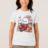 BUNNY. #Part2 / Kids T-shirt (funny bunny) #6 (Voorkant)