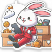 BUNNY. #Part2 / Sticker (bunny bussines) #8 (Voorkant)