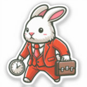 BUNNY. #Part2 / Sticker (bunny bussinesman) #7 (Voorkant)