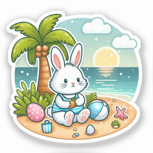BUNNY. #Part2 / Sticker (bunny island) #12 (Voorkant)