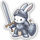 BUNNY. #Part2 / Sticker (bunny knight) #15 (Voorkant)
