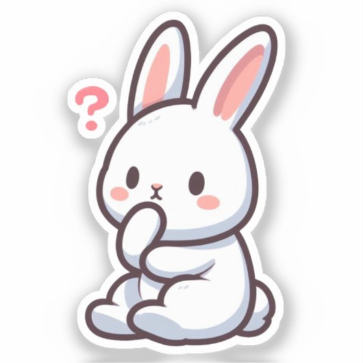 BUNNY. #Part2 / Sticker (bunny sticker) #5 (Voorkant)