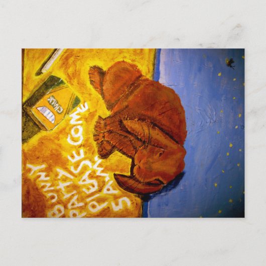 bunny party briefkaart (Voorkant)