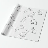 Bunny Party Cadeaupapier (Uitgerold)
