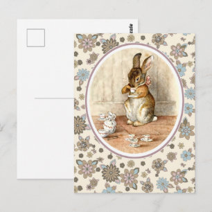  Bunny. Pasen Briefkaarten