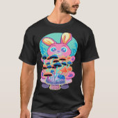 Bunny Pastel Goth And Mushrooms T-shirt (Voorkant)